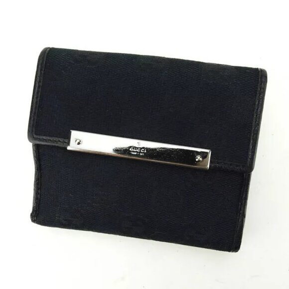 GUCCI W Hook Wallet GG Canvas ?~ Authentic - Picture 1 of 7